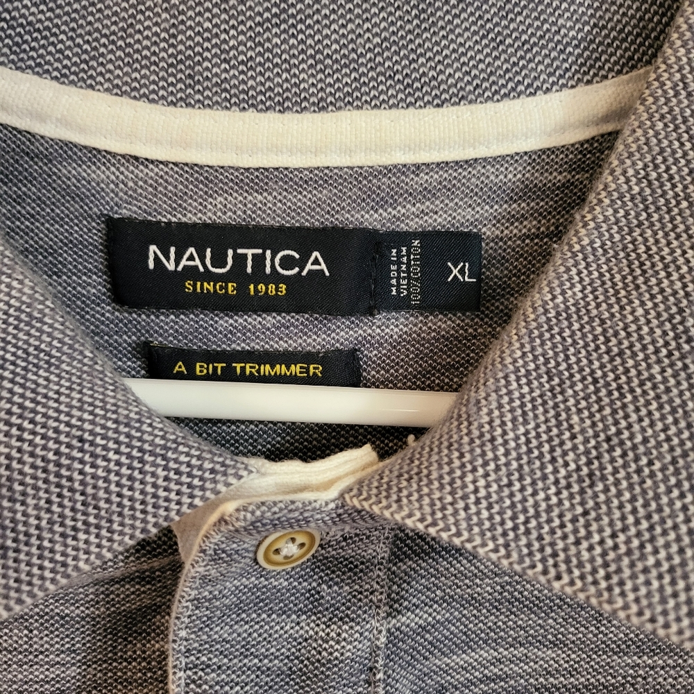 Nautica Men's Short-Sleeve Colorblock Cotton Polo Shirt Size XL - Picture 4 of 7